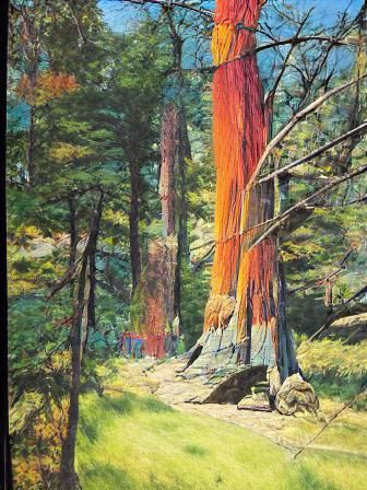 National Park Poster Art Print in WPA Style
