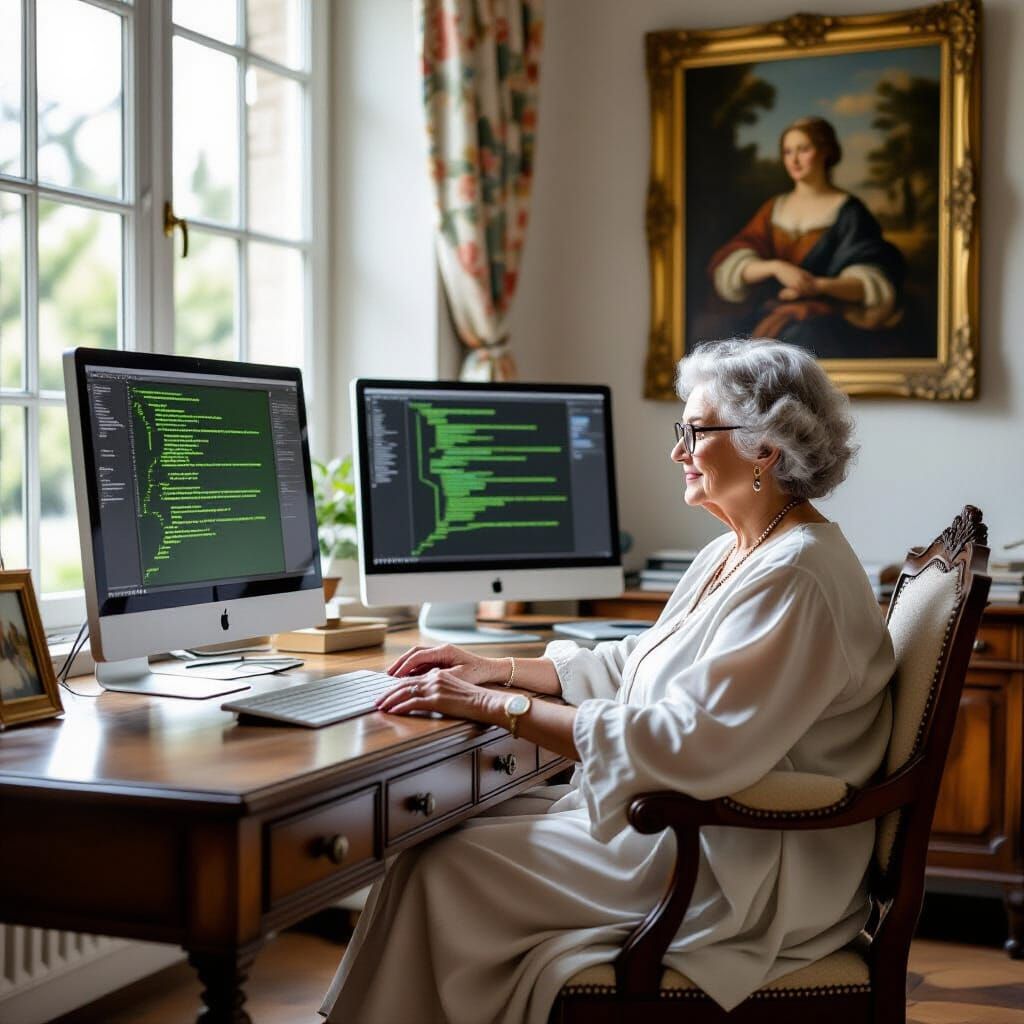 Never too old for coding