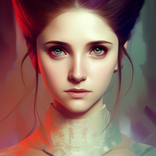 Buffy in Korean Clothes: Hyperdetailed Artstation Portrait