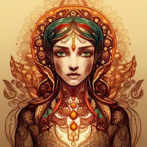 Steampunk Princess in Elaborate Detail