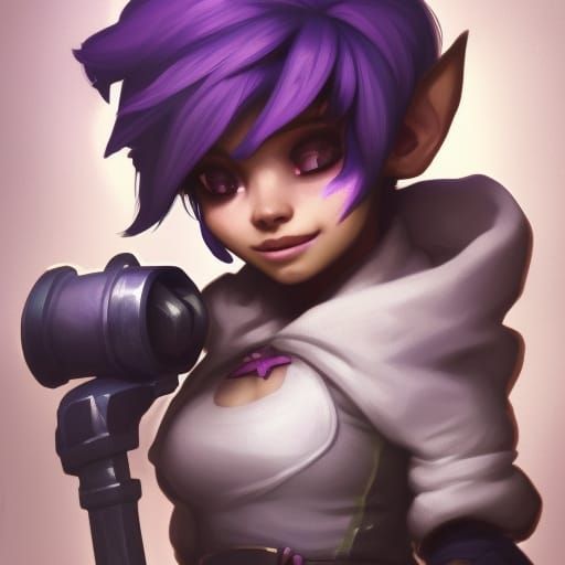 Tristana, Adorable Yordle with Cannon