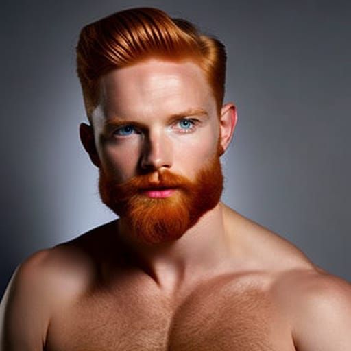 The beauty of a ginger man