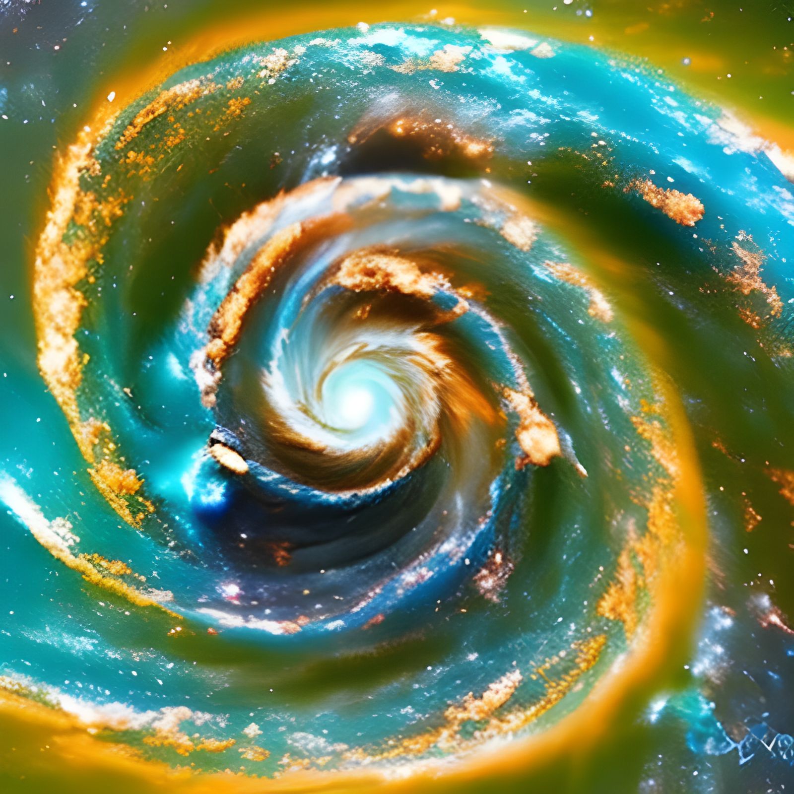 Galactic Collision: Spiral Galaxies Merge in Deep Space