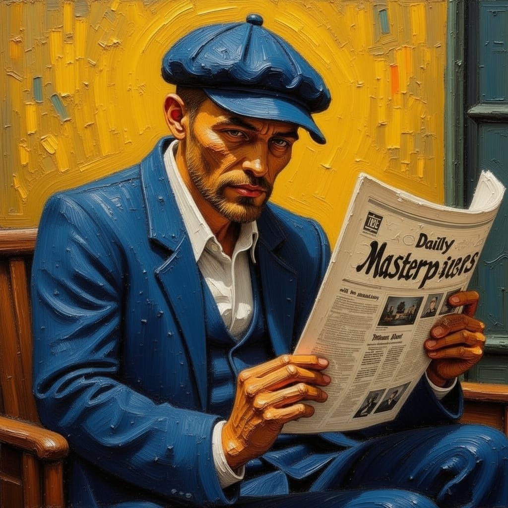 Van Gogh Reads 'The Daily Masterpiece'