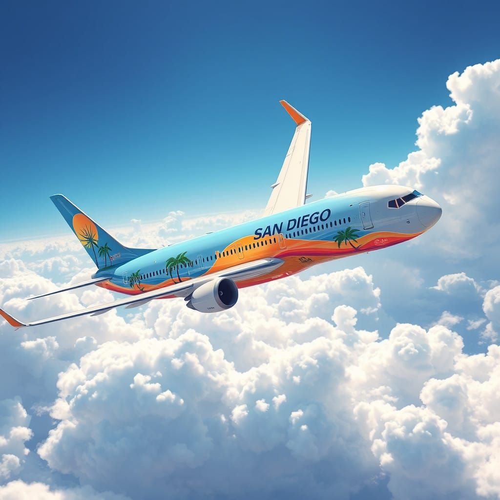 Flying Through Turbulence in a Vibrant Beach-Inspired Airlin...