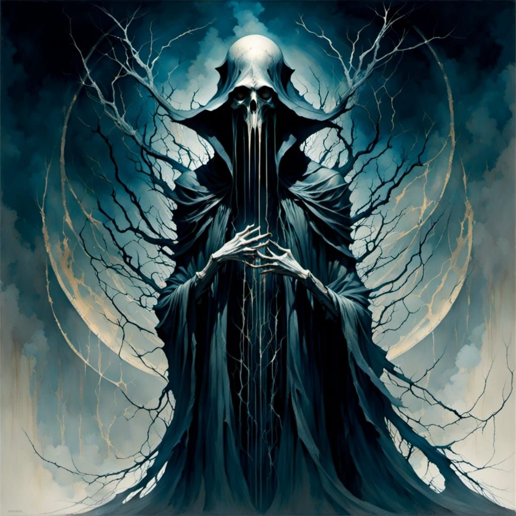 Dark Mind Flayer Illustration