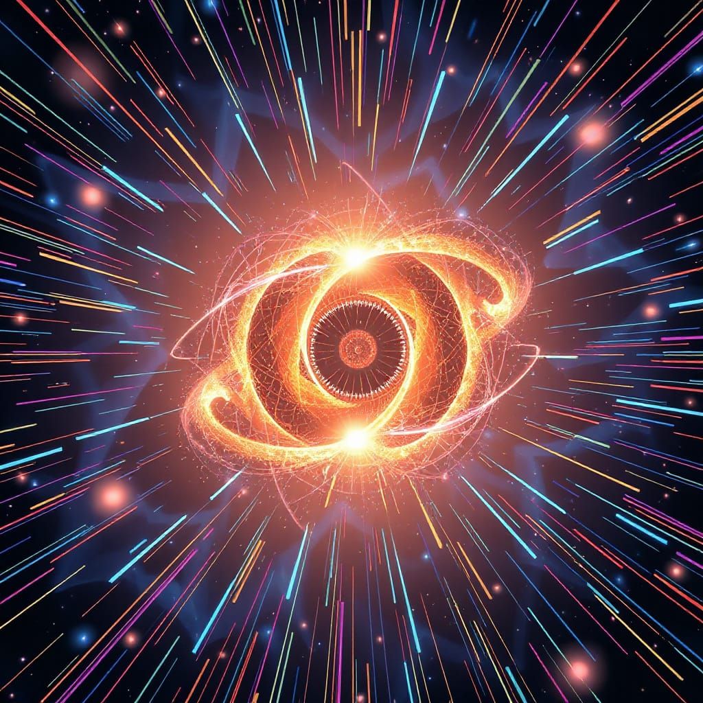 Quantum Dimensions Distorted by Galactic Warp Drive