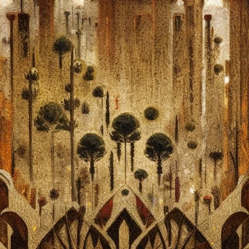 Kay Nielsen Style 3D Scene