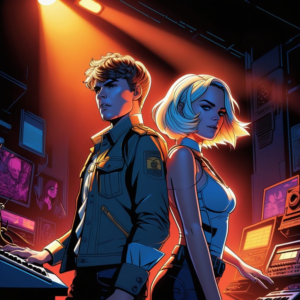 Hyperrealistic Anime Art of Aitch and Anne-Marie