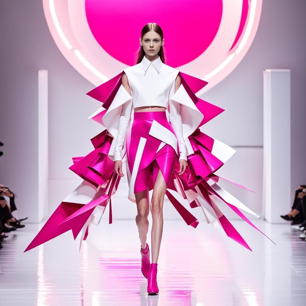 Futuristic Fashion in Avant-Garde Surrealist Pop