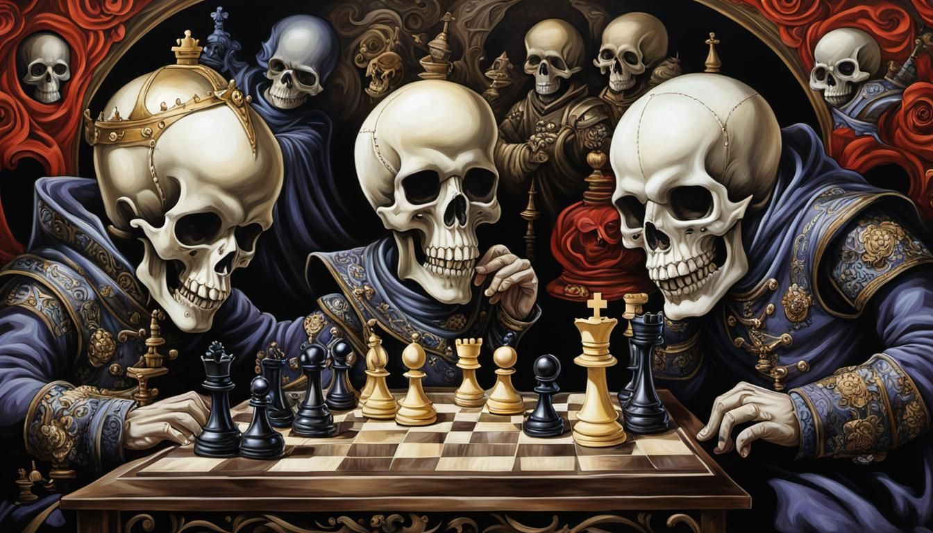 8 Pictures (6/8): Playing chess with death. What about life and death?