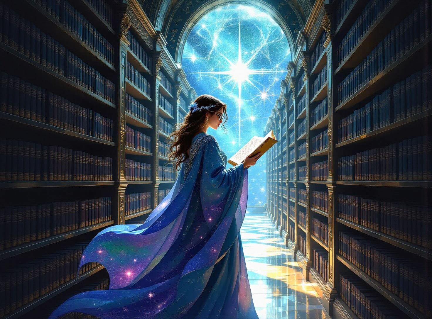 Celestial Librarian Organizing Galaxies in Cosmic Library