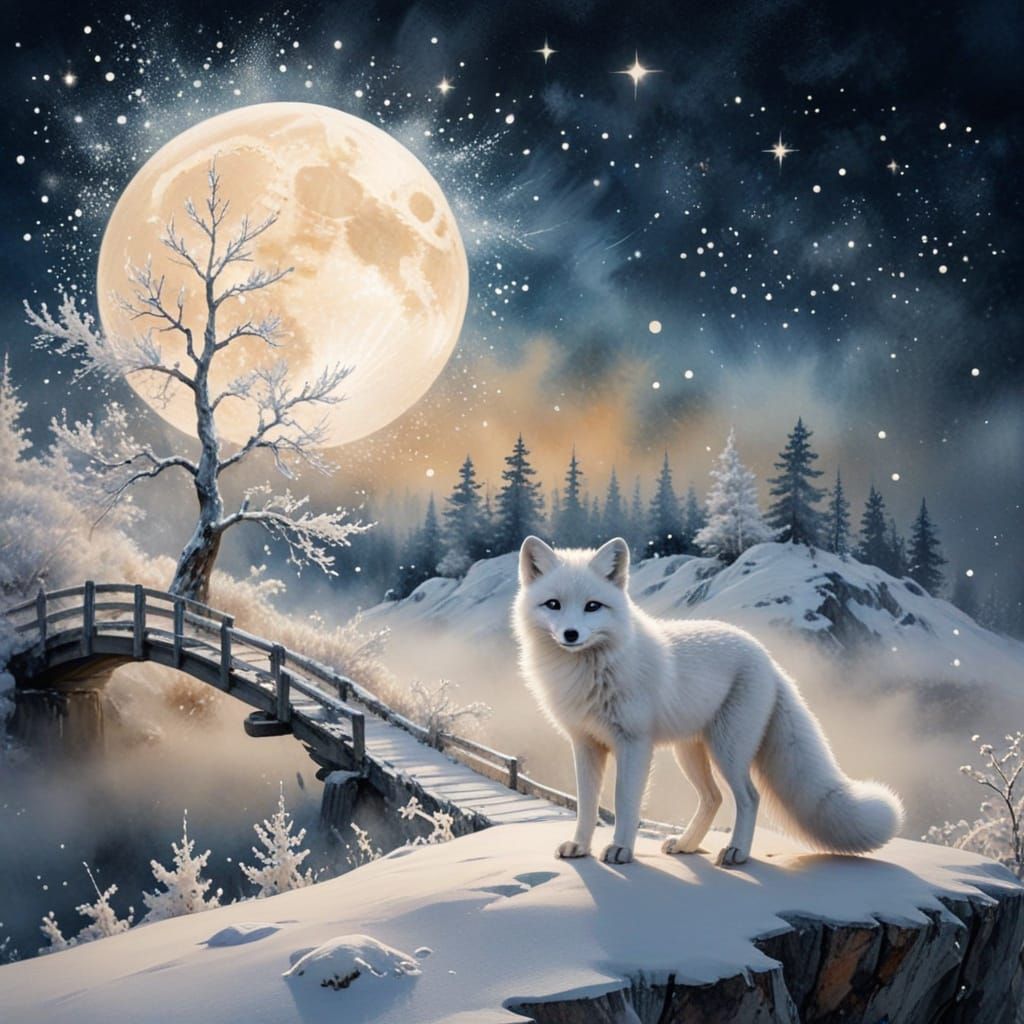 Fox of the Winter Night