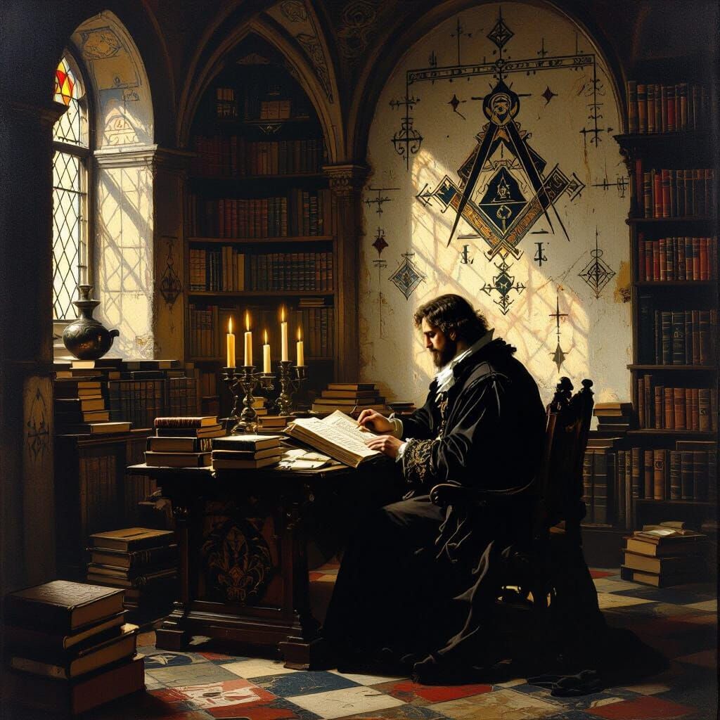 Scholar Deciphers Cryptic Symbols in Baroque Chamber