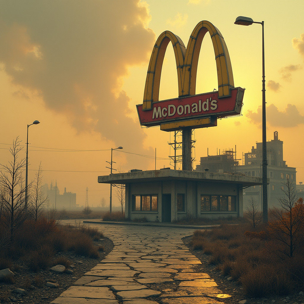 Post-Apocalyptic Moscow McDonald's: Dystopian Vista