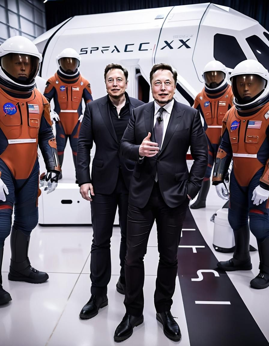 Elon Musk and SpaceX Welcome First Mars Visitors