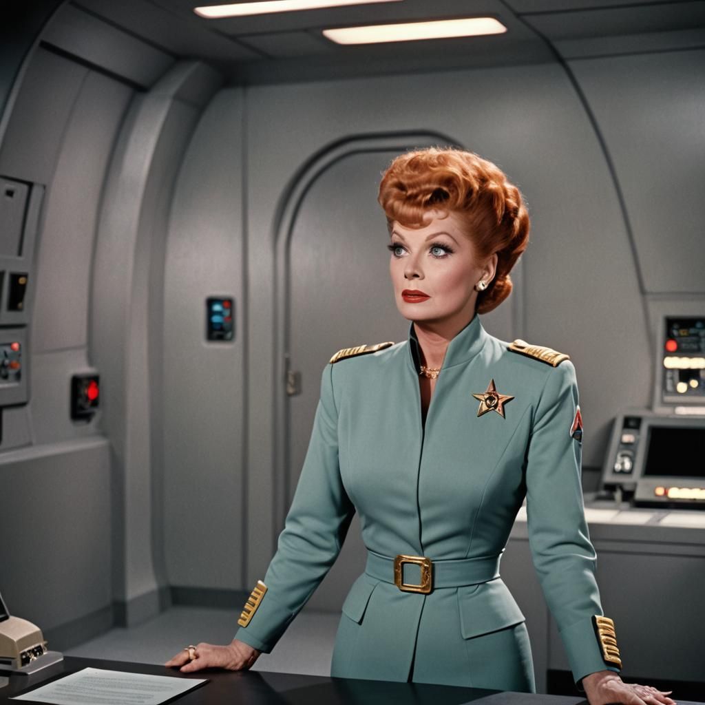Lucille Ball as Starfleet Admiral: Cinematic Still