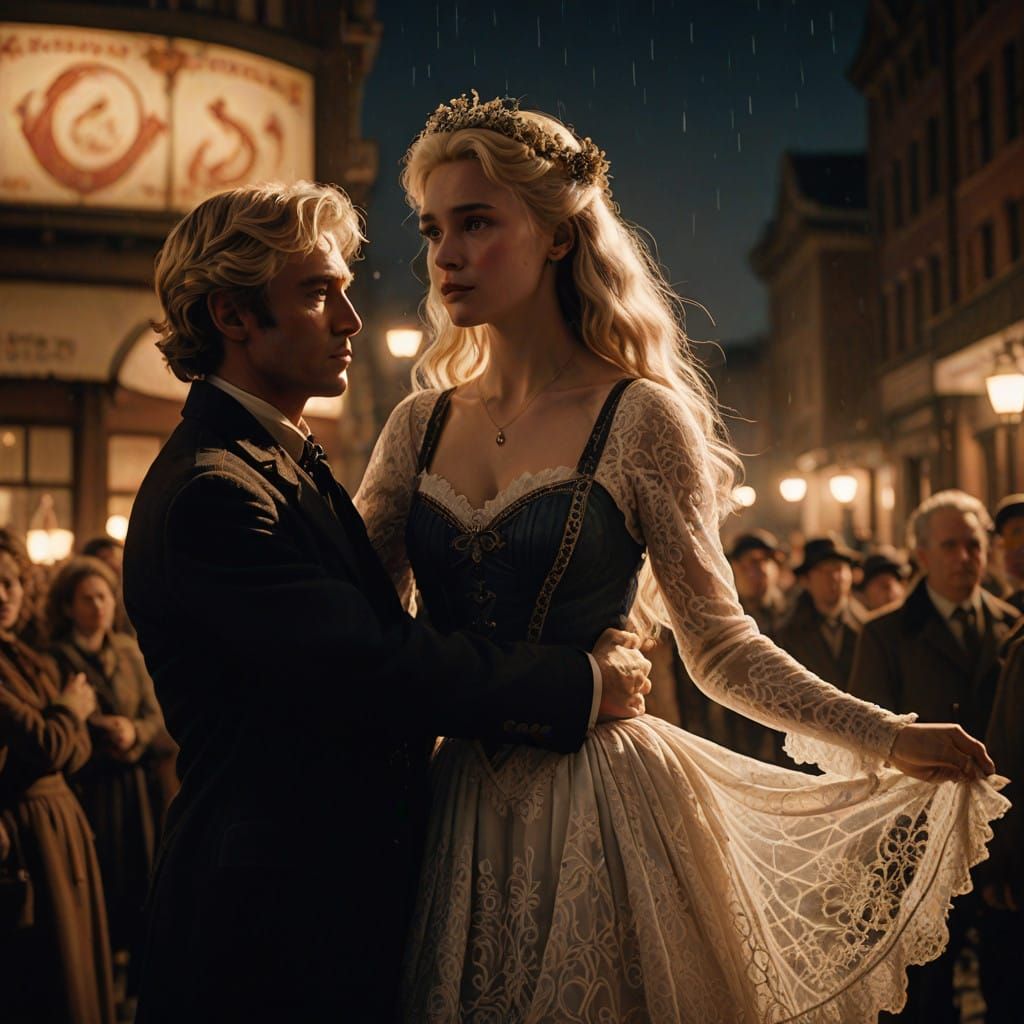 Young Man in Lacy Brassiere and Panty Girdle, Captured in Wa...