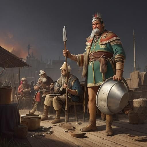 Ritualistic Cleansing and Renewal Through Fire