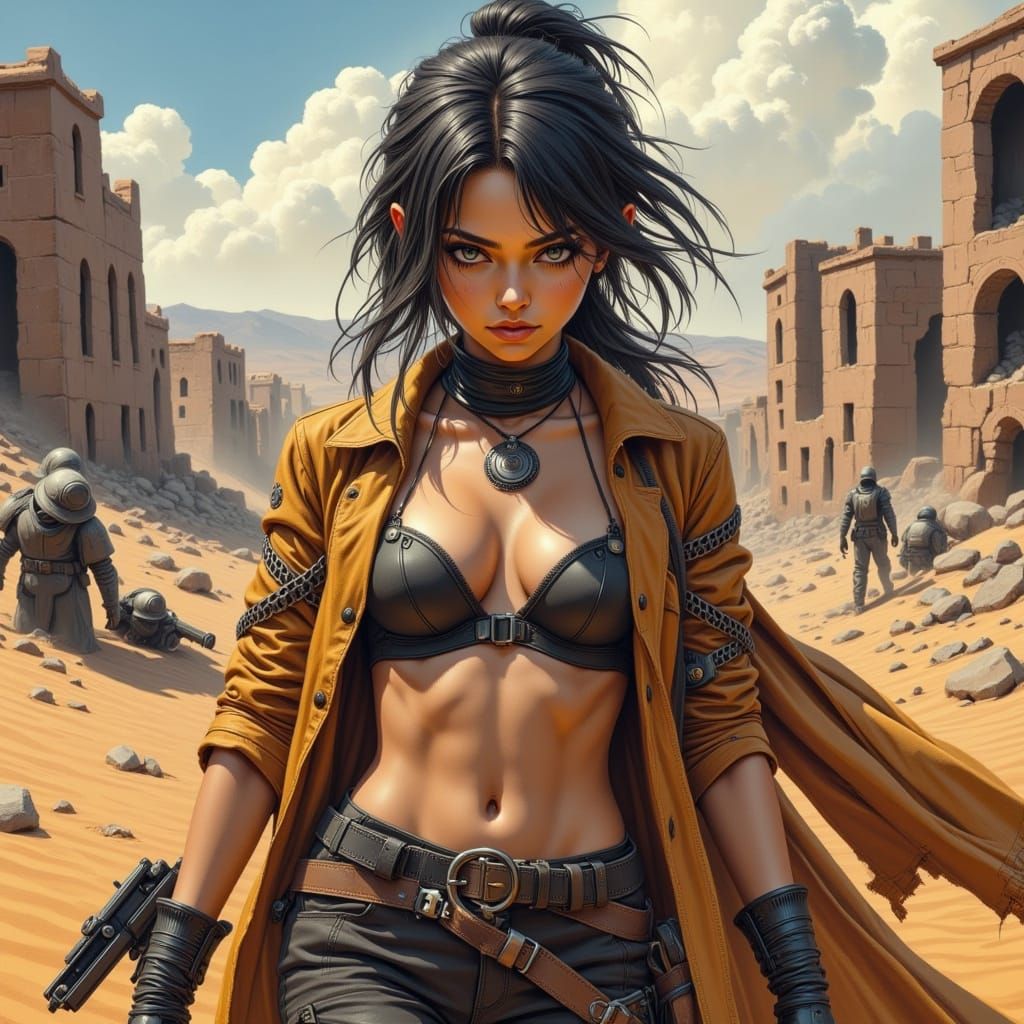 Resilient Survivor in a Post-Apocalyptic Wasteland