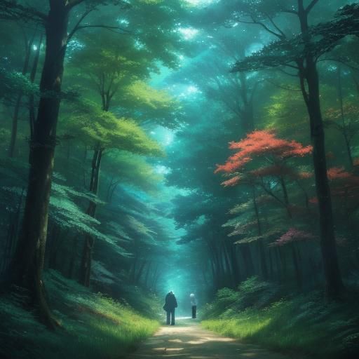 Enchanted Forest: Anime Key Visual Art