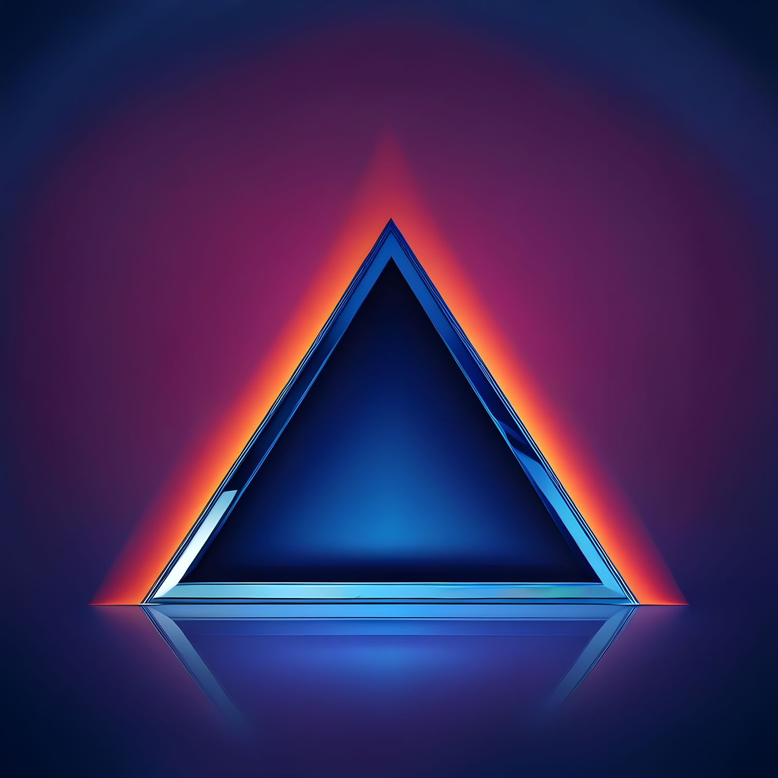 Mirrored Number 7 Abstract Graphic