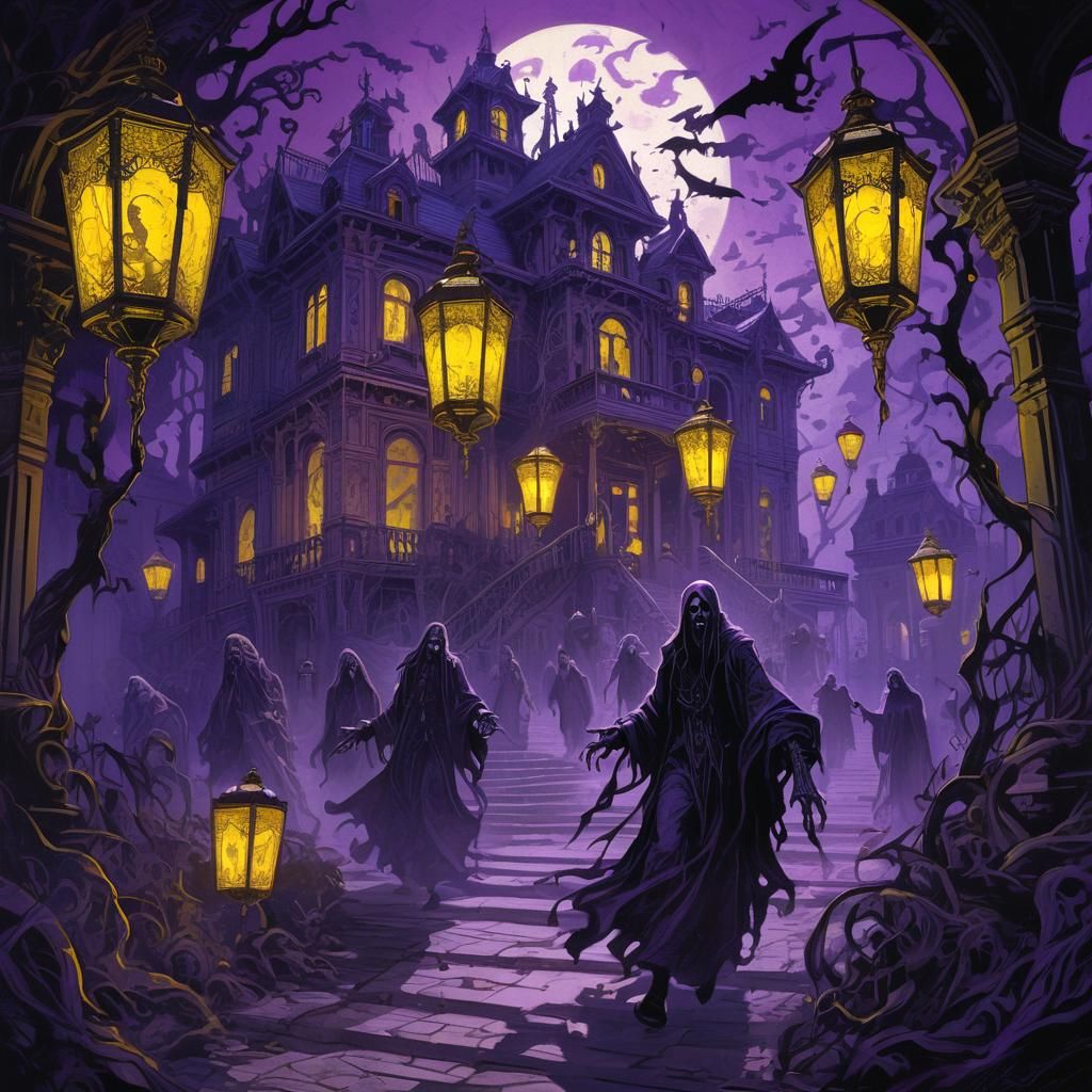 Thirteen Ghosts Chase Figure in Haunted Mansion