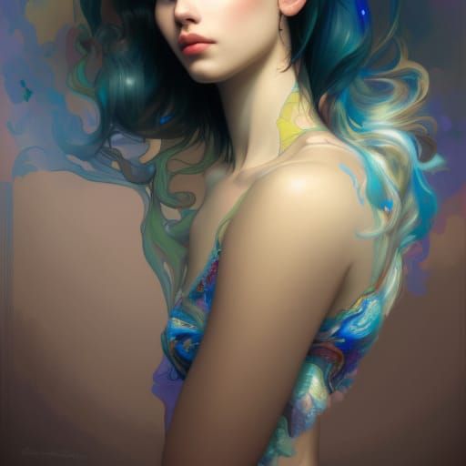 Hyperdetailed Portrait in Digital Art Style