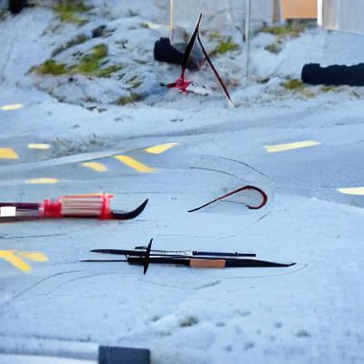Assailant with Bow and Arrows in Town Square