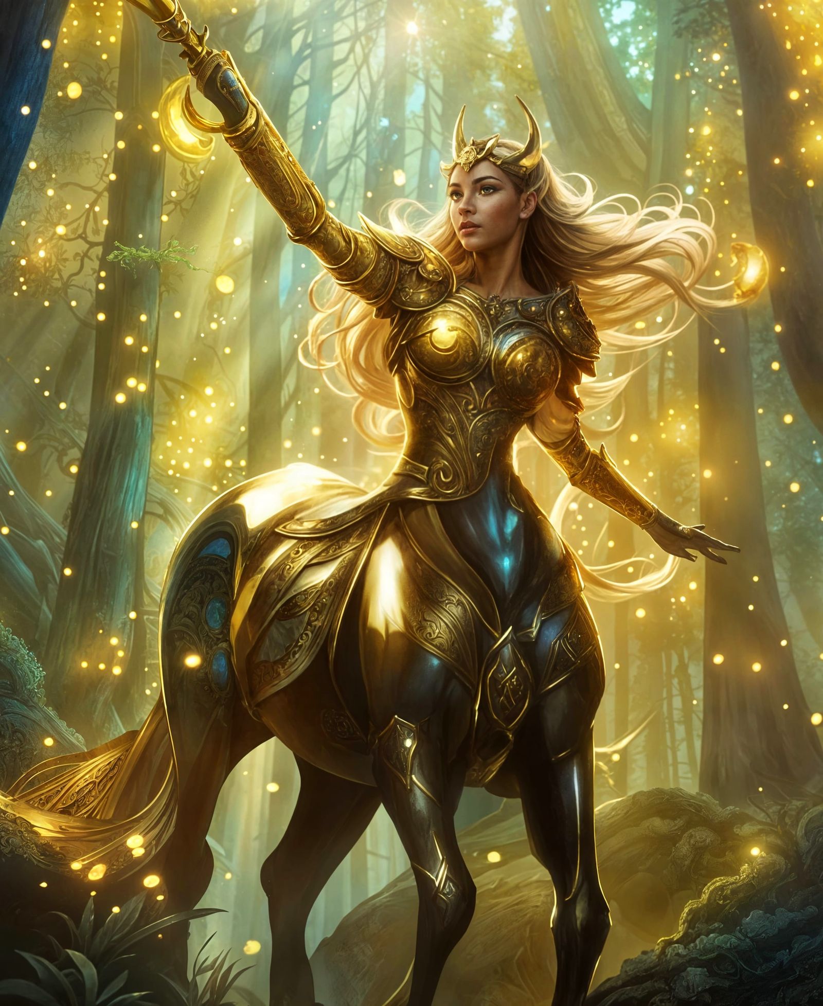 Golden Guardian of Glimmerwood