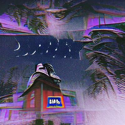 Abstract 3 AM Dark Image