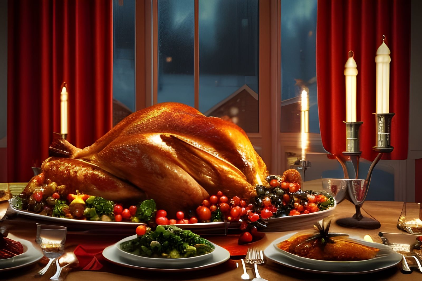 Festive Thanksgiving Dinner at Cambridge Hall