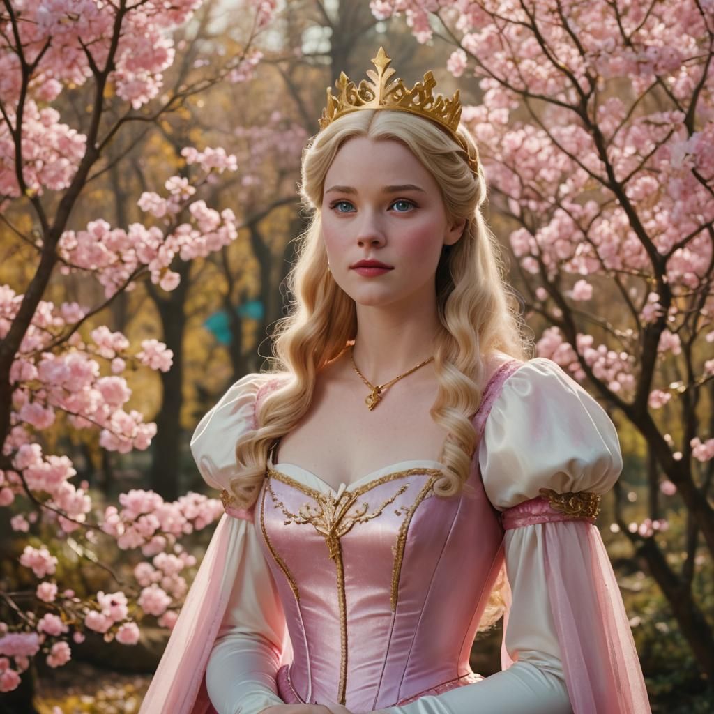 Cinematic Portrait of Disney Princess Aurora