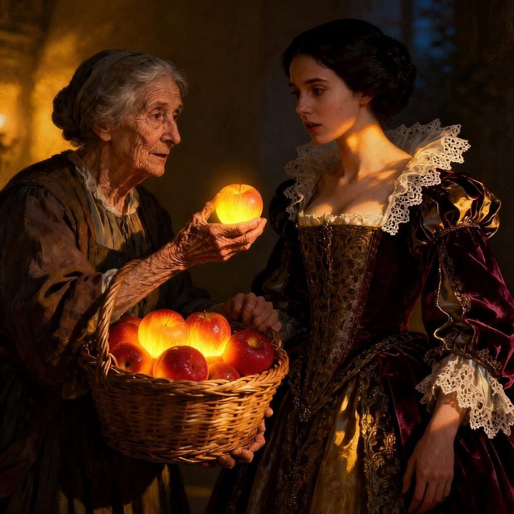 Renaissance Women Share Glowing Apples