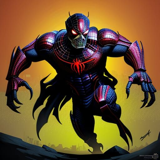 Abstract Geometric Landscape with Vibrant Colors