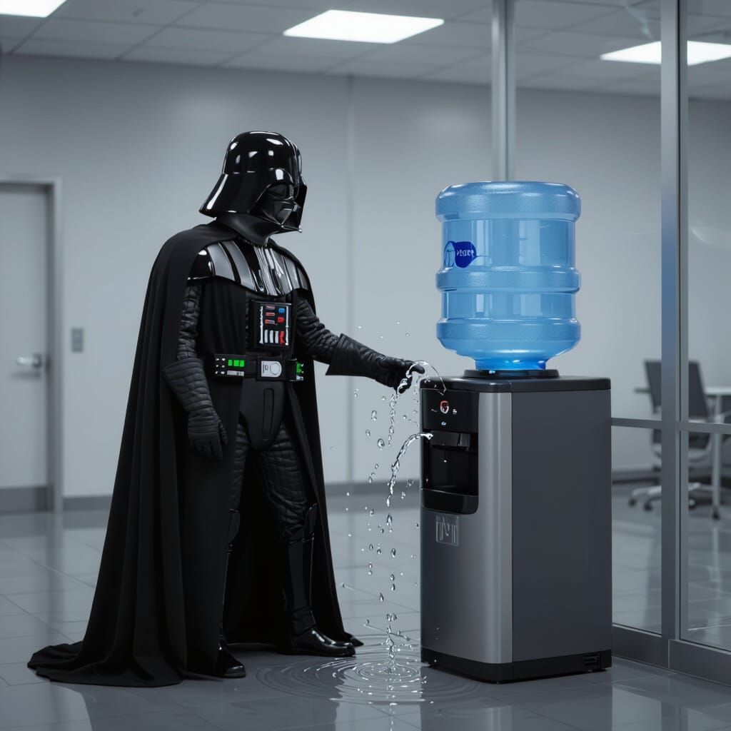 Darth Vader's Water Cooler Mishap