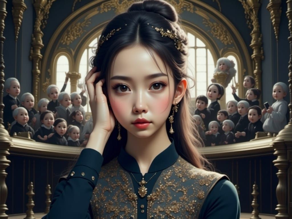 Whimsical Cartoon Landscape