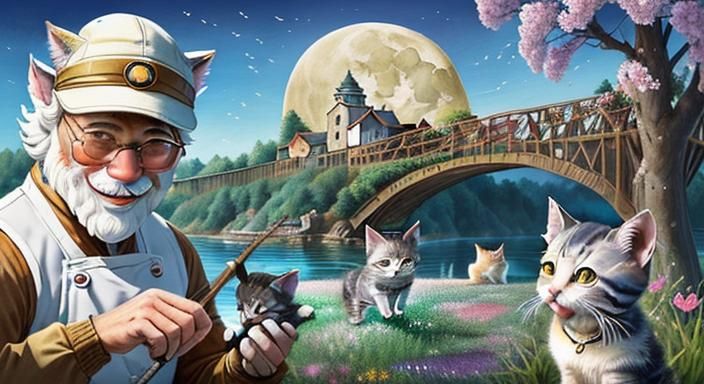 Wolf Fisherman, Kittens, and New Year's Beach Celebration