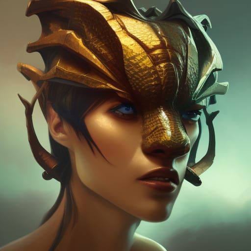 Obariyon Portrait in Hyperdetailed Digital Art Style