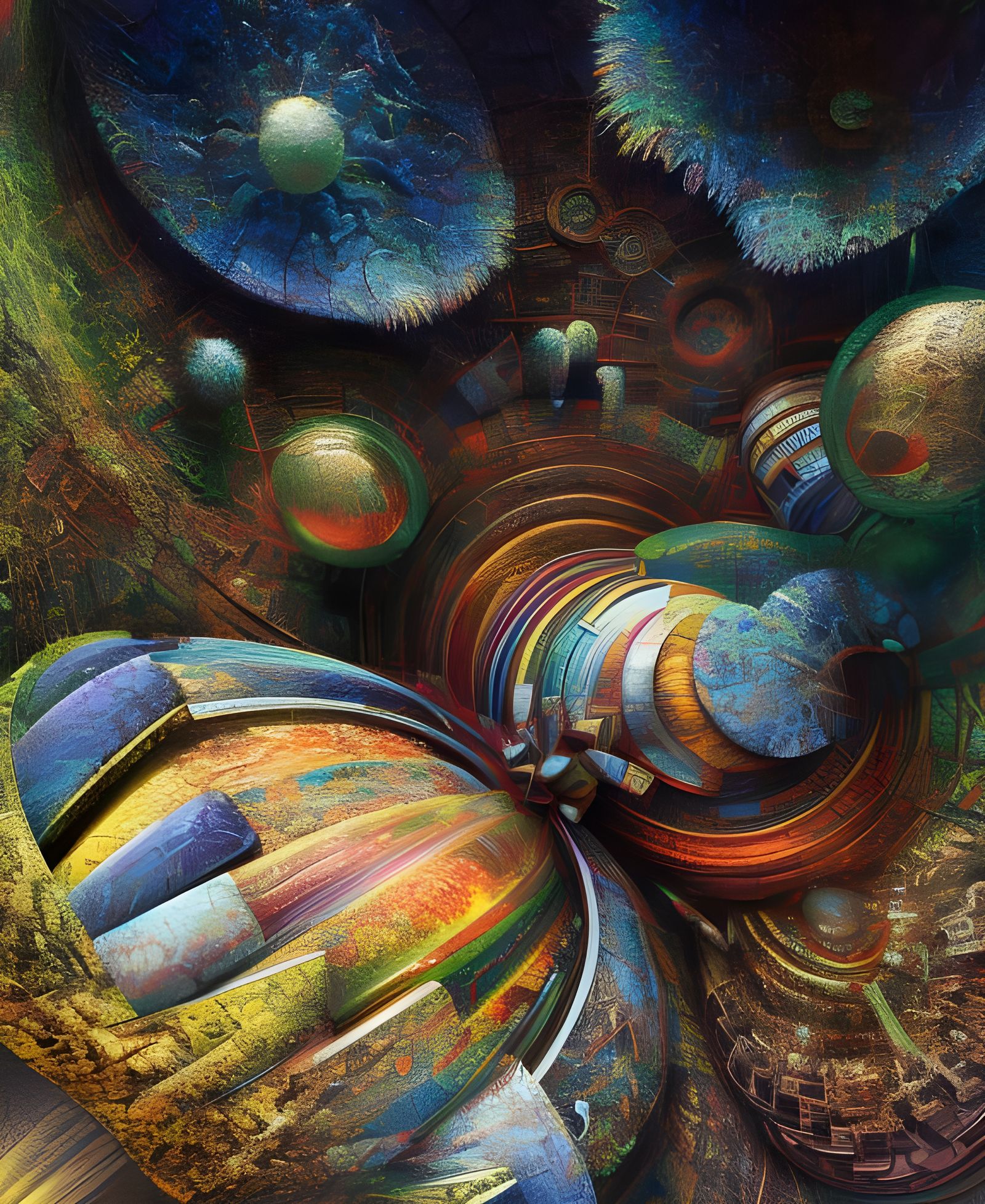 Geometric Mathematical Abstract Art in 8K Resolution