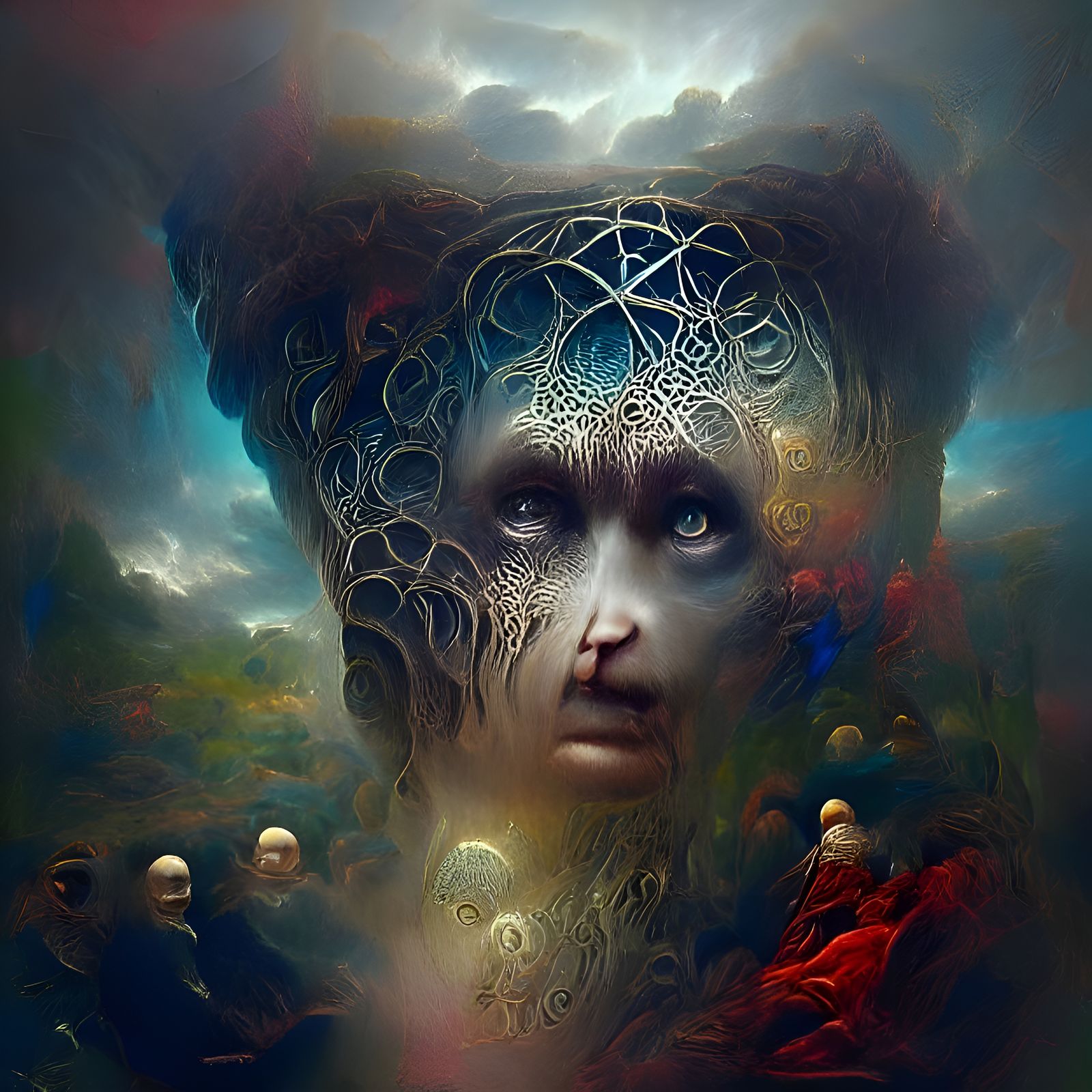 Haunted Portrait of Cassandra, Cursed Trojan Prophetess