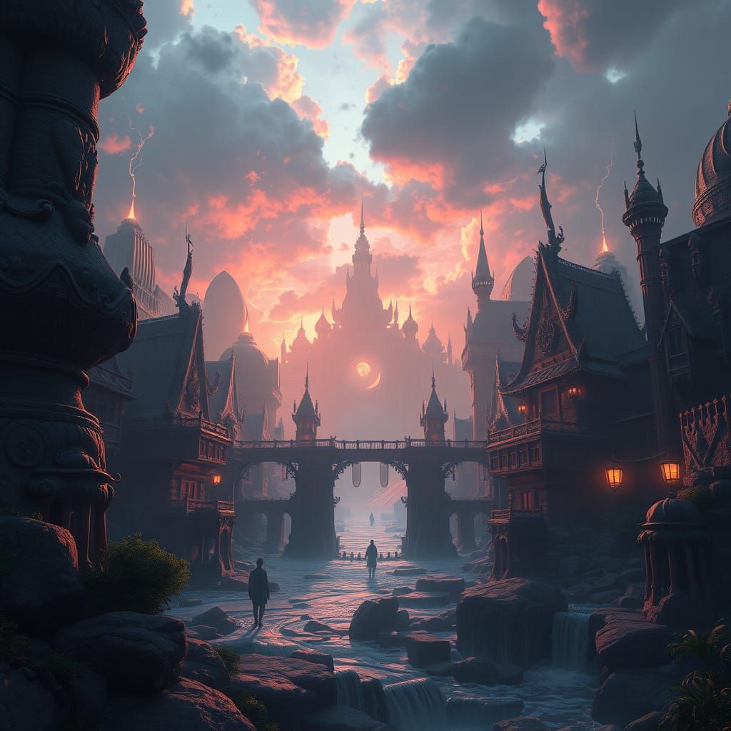 Ethereal Interdimensional Portal Unfolds