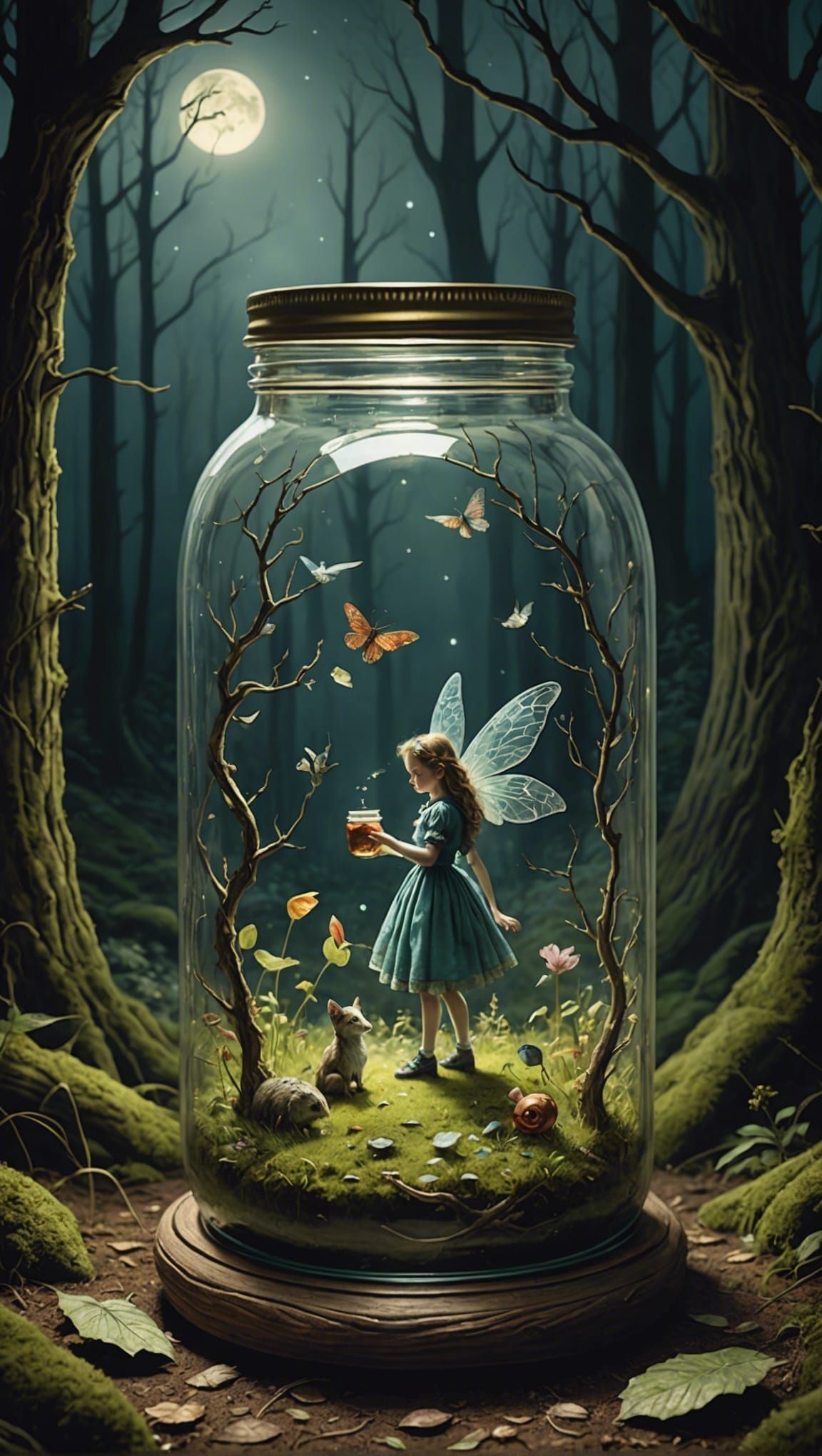 Enigmatic Jar: A Hyper-Detailed Tale Unfolds