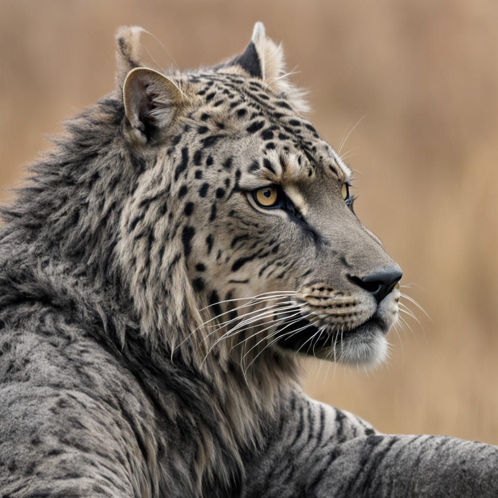 Neutral Digital Landscape in Soft Pastel Colors