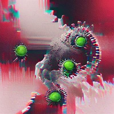 AI Generated Image of a Virus
