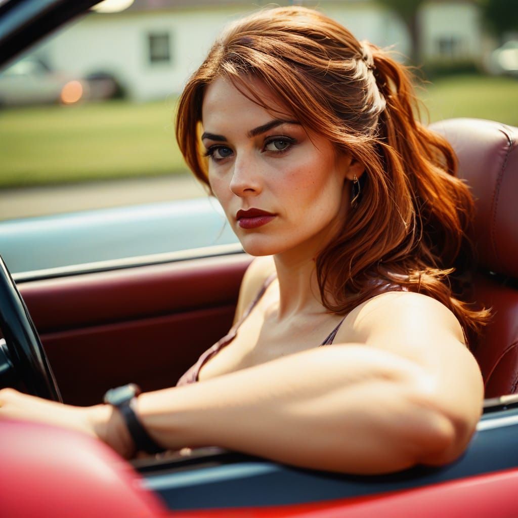 Femme Fatale in a Classic Hollywood Mood