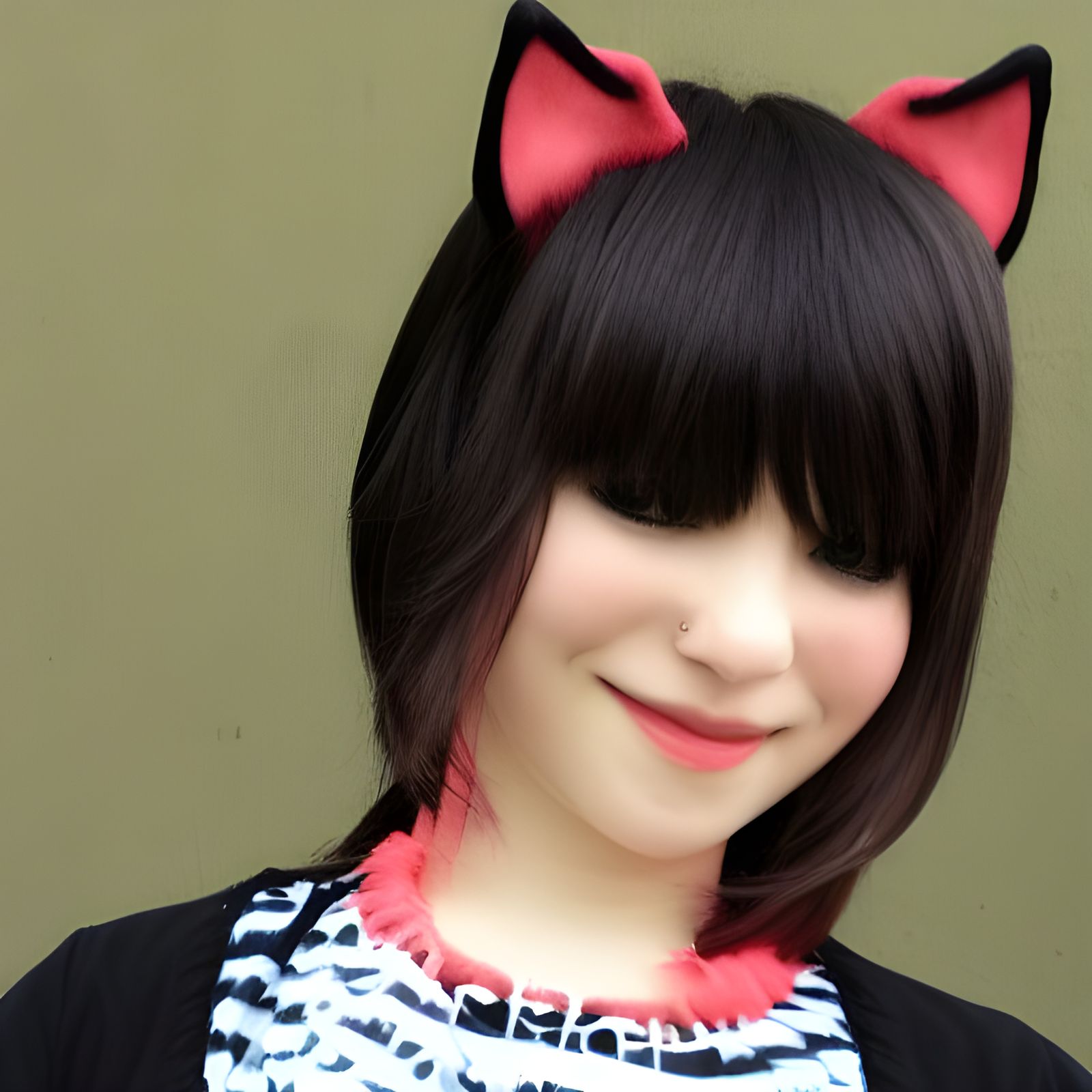 AI Generated Image of a Catgirl