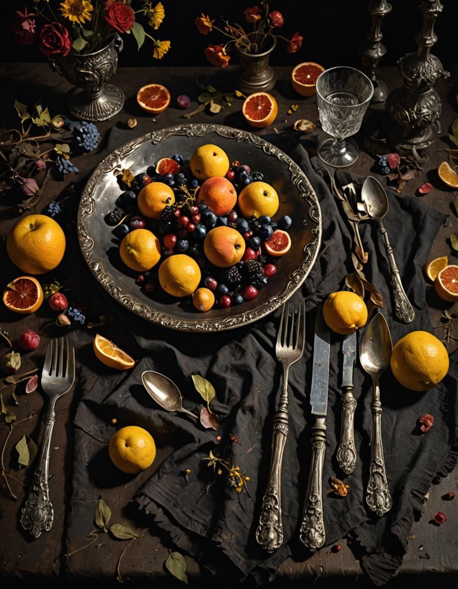 Dark Still Life Photography with Decaying Objects