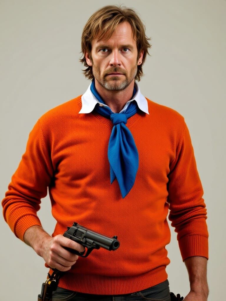 Rick Grimes in Fred's Iconic Attire: A Hilarious Walking Dea...