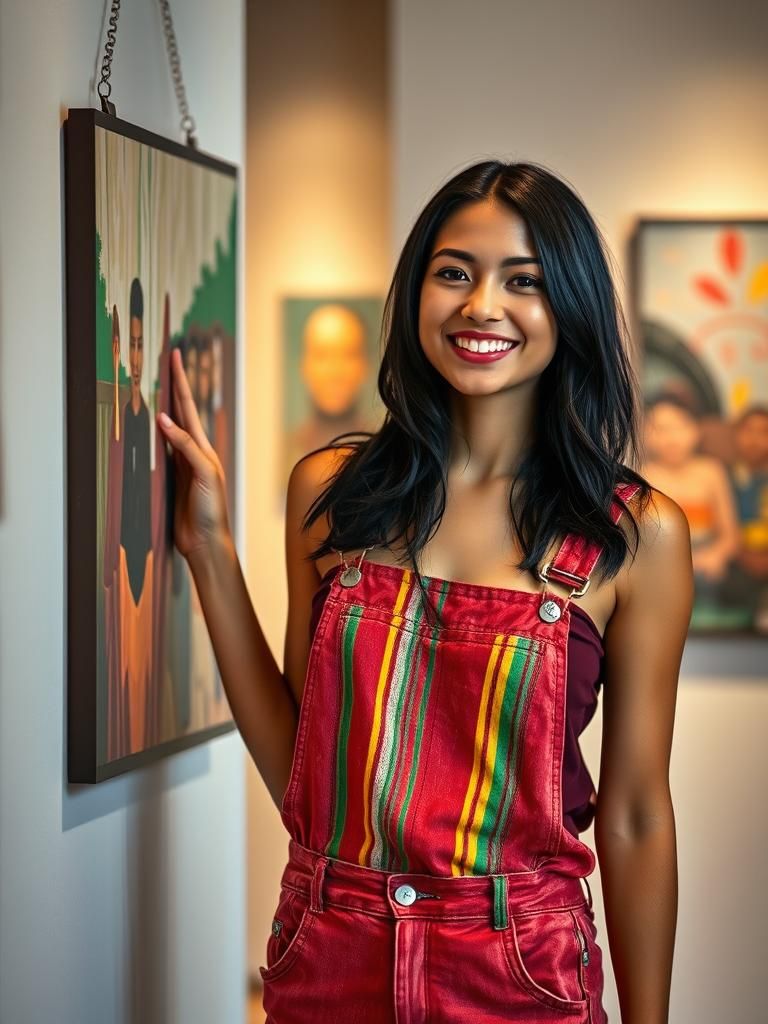 Exposition de jeunes artistes féminines et leurs œuvres 7